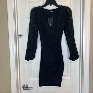 Fashion Nova Candle Lit Dinner Mini Dress Black Size XS